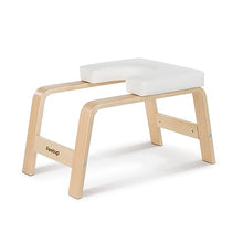Load image into Gallery viewer, FeetUp - The Original Yoga Headstand Bench, Vegan Handstand Trainer Bench and Stand, Strength Training Inversion Equipment for Relaxation &amp; Strength, Includes App &amp; Starter Kit, Classic, White
