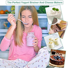 Load image into Gallery viewer, Bellamei Nut Milk Bag Reusable Food Strainer Nut Bags for Straining Almond/Soy Milk Greek Yogurt Professional for Cold Brew Coffee Tea Beer Celery Juice Fine Nylon Mesh(3 pack-8&quot;x12&quot;/10&quot;x12&quot;/13&quot;x13&quot;)
