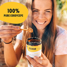 Load image into Gallery viewer, FreshCap Organic Cordyceps Mushroom Extract Powder Supplement - For Natural Energy, Exercise Performance &amp; Endurance - Vegan, Pure Fruiting Body Extract - Add to Coffee/Tea/Smoothies - 2.1 Ounce (60g)

