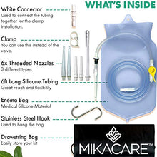 Load image into Gallery viewer, Mikacare Enema Bag Kit Clear Non-Toxic Silicone. for Coffee and Enema Kit for Colon Cleansing - Enema Detox - 2 Quart - Home Colonic Kit - Enema Coffee not Included
