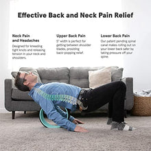 Load image into Gallery viewer, Chirp Wheel Foam Roller Set - Deep Muscle Relief, 4 Padded Foam Rollers: 12&quot;, 10&quot;, 6&quot; Deep Tissue, &amp; 4&quot; Focus Roller Wheel, Targeted Back Massage, Supports Back Pain Relief, Holds Up to 500 lbs - Mint
